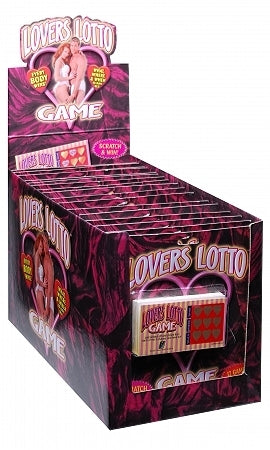 Lovers lotto scratch ticket game - pack of 12 cards