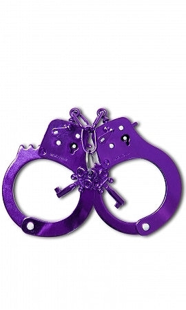 Fetish fantasy series anodized cuffs - purple