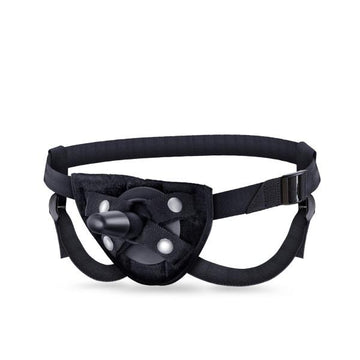 Lock On Strap On Harness O/S Black