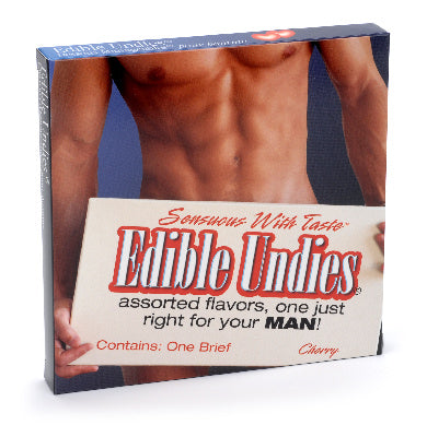 Mens edible undies pink champagne