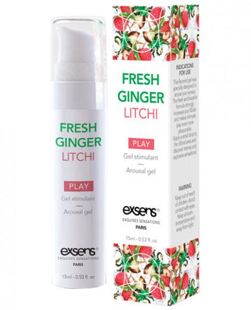 Exsens Of Paris Arousal Gel Fresh Ginger Lychee .53oz