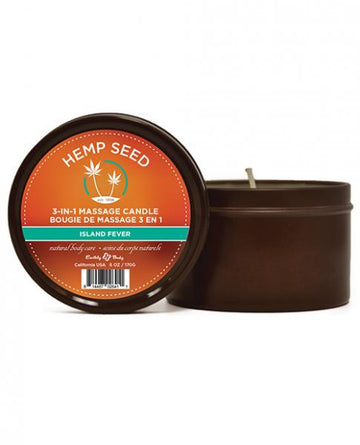 Earthly Body Summer Massage Candle Island Fever 6oz