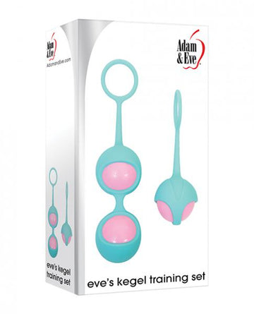 Adam & Eve Eve's Kegel Training Set - Pink/teal