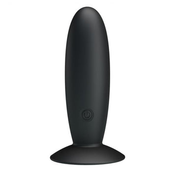 Pretty Love Butt Plug Massager 12 Function Black