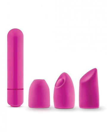 Rose Euphoria Bullet Vibrator with Tips Pink