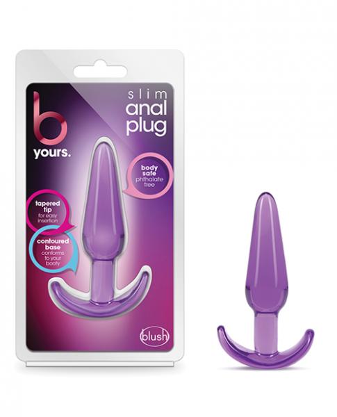 Blush B Yours Slim Anal Plug - Purple