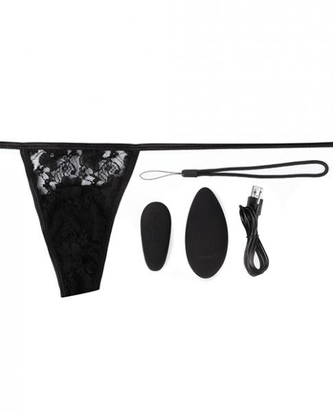 My Secret Premium Ergonomic Remote Panty Set Black