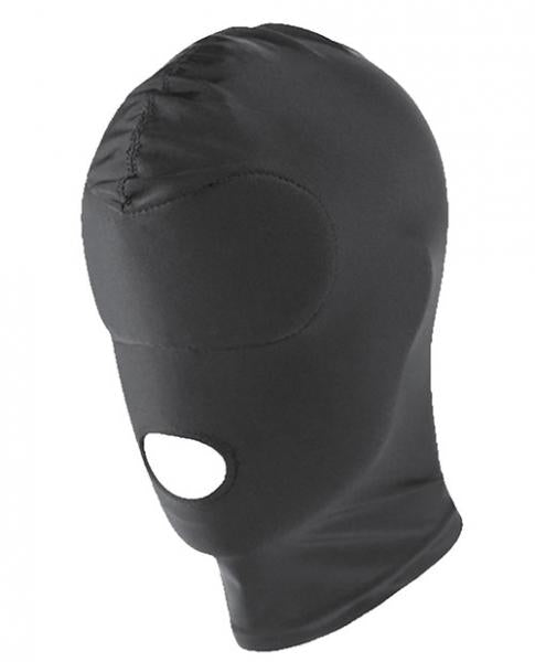 Spartacus Spandex Hood with Open Mouth Black O/S