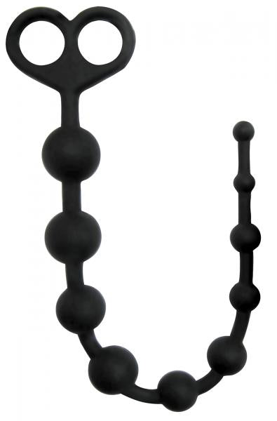 Rooster Perfect 10 Anal Beads Black