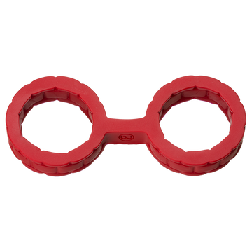 Japanese Bondage Silicone Cuffs Small Red