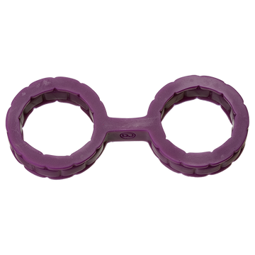 Japanese Bondage Silicone Cuffs Small Purple