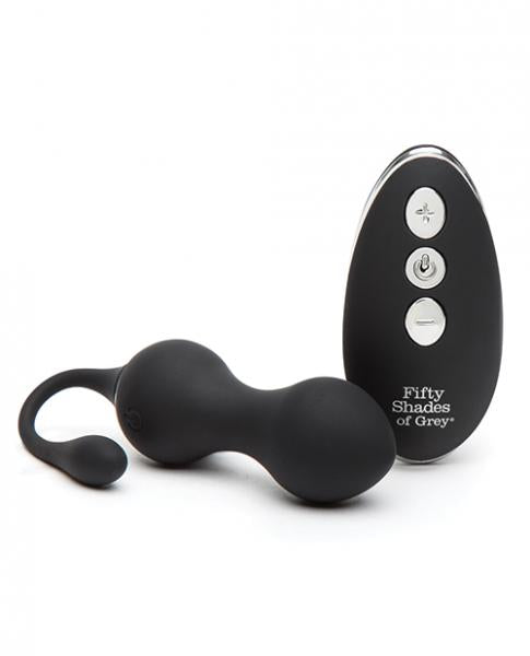 Fifty Shades Of Grey Relentless Vibrations Remote Control Kegel Balls Black