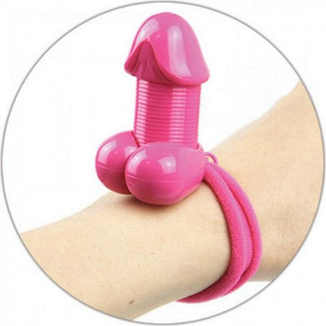 Pecker Lastic Hair Tie Pink