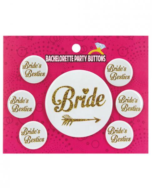 Bachelorette Party Button Bride Bride's Besties