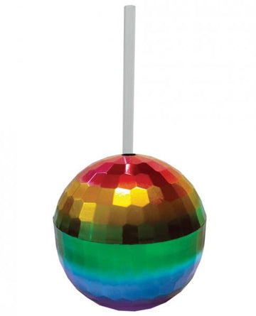 Rainbow Disco Ball Cup