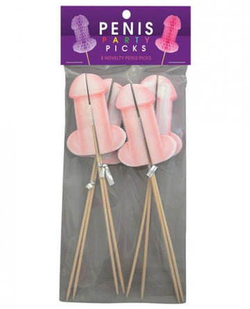 Penis Party Picks Purple & Pink