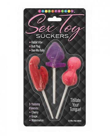 Sex Toy Suckers - Asst. Flavors Pack Of 3