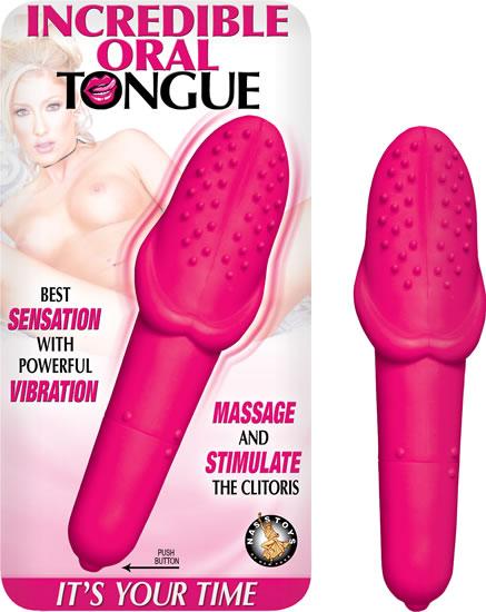 Incredible Oral Tongue Vibrator Pink