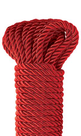 Fetish Fantasy Deluxe Silk Rope Red