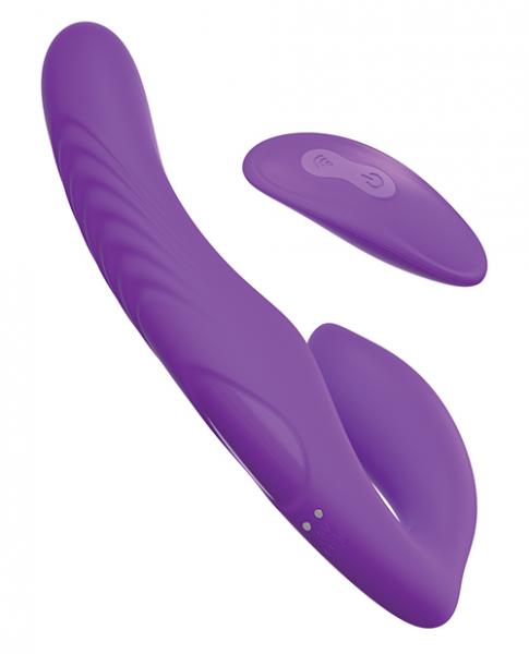 Fantasy For Her Ultimate Strapless Strap On Vibrator Purple