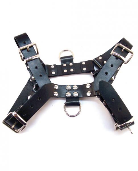 Rouge Over The Head Large Harness Black