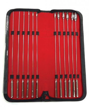 Rouge Stainless Steel Rosebud Dilator Set Of 12