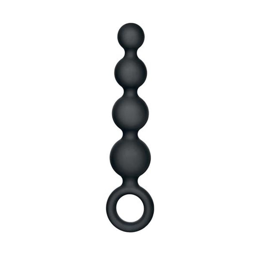 Coco Licious Silicone Booty Beads Black 4.5 Inch