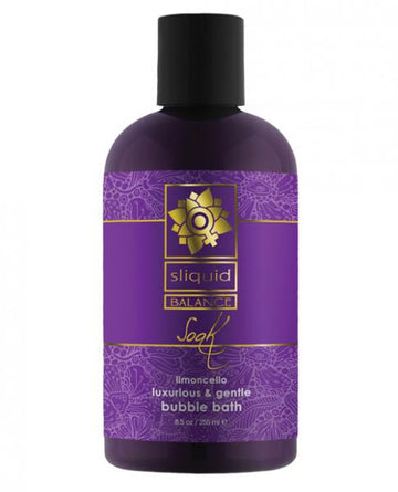 Sliquid Balance Soak  Bubble Bath Limoncello 8.5oz