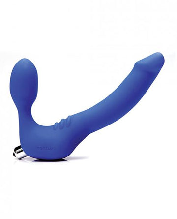 Tantus Strapless Strap On Slim Dildo Blue