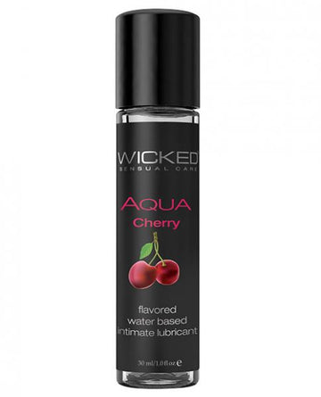 Wicked Aqua Flavored Lubricant Cherry 1oz