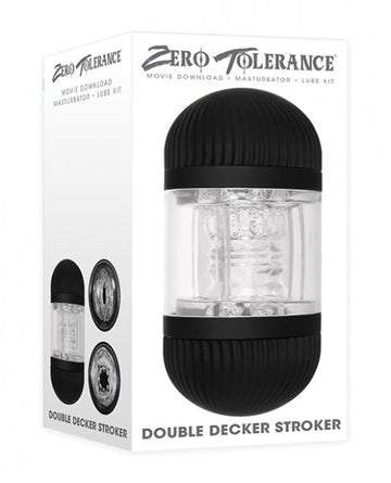 Zero Tolerance Double Decker Stroker - Black/clear