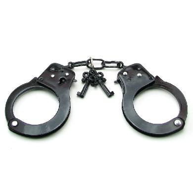 Fetish Fantasy Designer Metal Handcuffs Black