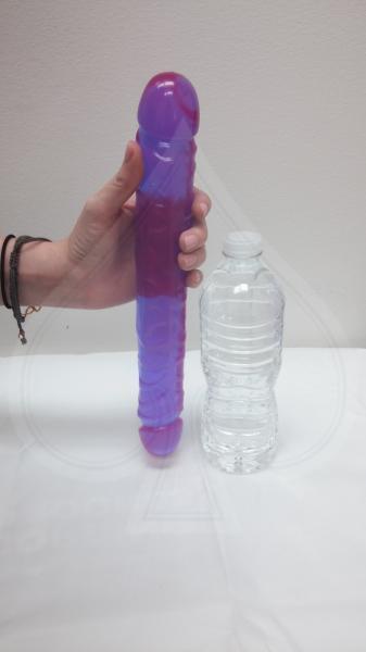 Jellies Jr 12" Double Dong - Purple