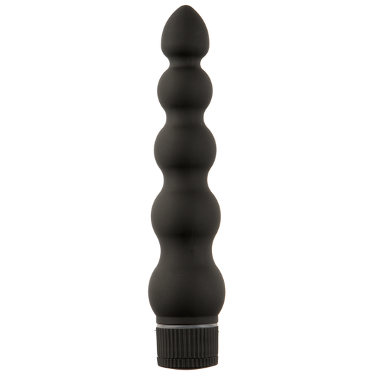 Black Magic 7 inches Ribbed Vibrator