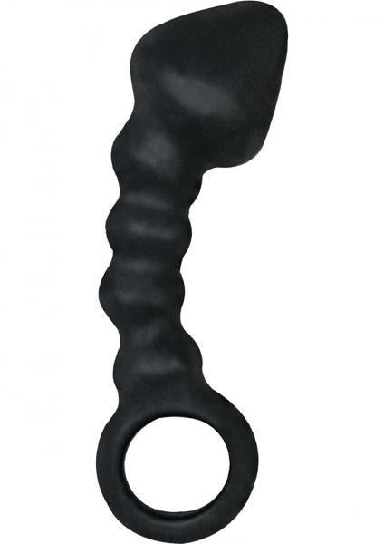 Ram Anal Trainer #3 Silicone Anal Beads 5.5 Inch - Black