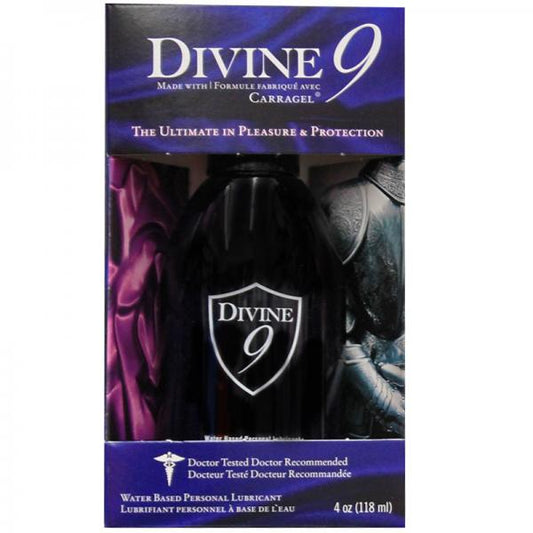 Divine 9 Waterbased Lubricant 4oz.