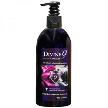 Divine 9 Waterbased Lubricant 8oz.