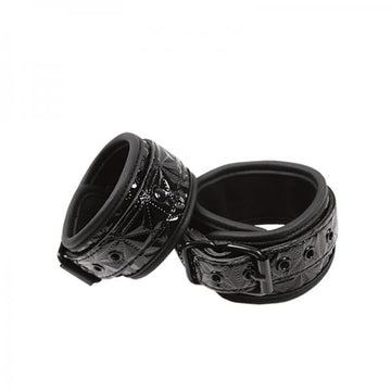 Sinful Black Wrist Cuffs