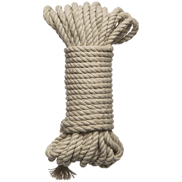 Kink Bind &amp; Tie Hemp Bondage Rope 30 Feet Natural