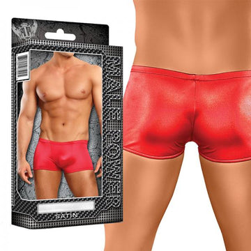 Mp Pouch Short Satin Red Xl