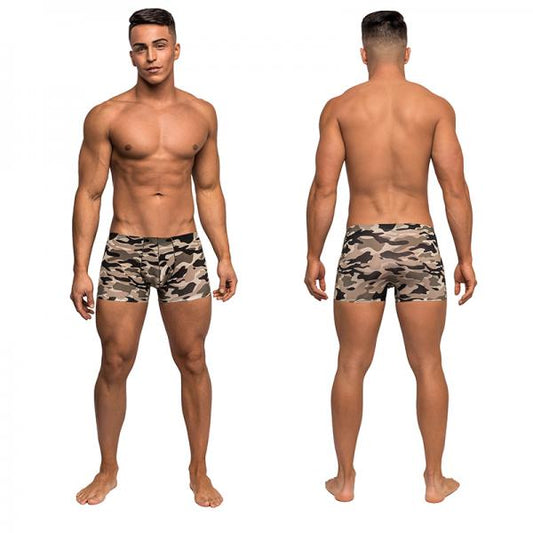 Male Power Commando Mini Short Camo Large