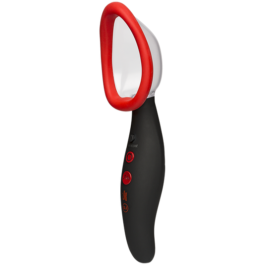 Kink Pumped Vibrating Vagina Pump Black Red