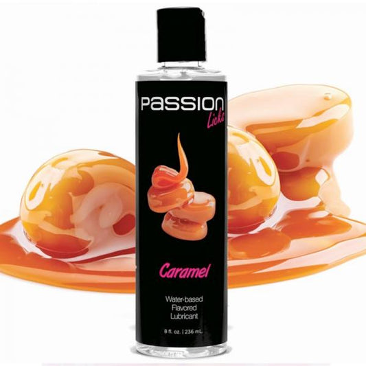 Passion Licks: Caramel Flavored Lubricant, 8 Oz.