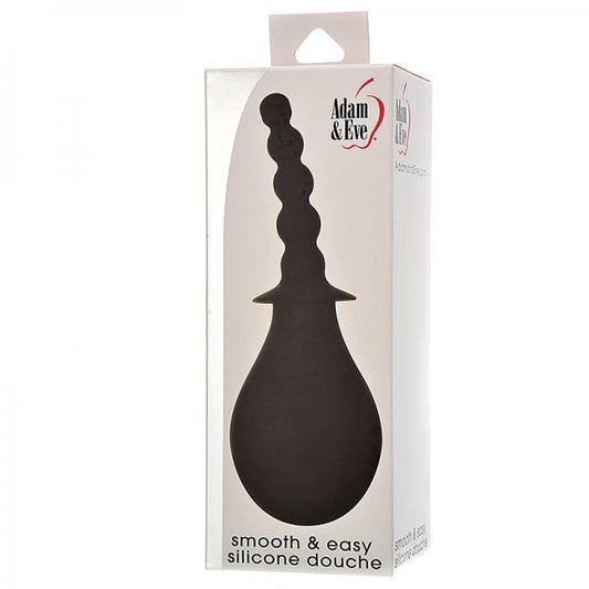 Adam & Eve Smooth&easy Silicone Douche Black