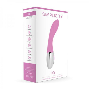 Simplicity Ila Classic Vibrator - Pink