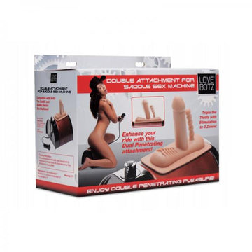 Lovebotz Double Penetration Attachment For Saddle Sex Machine