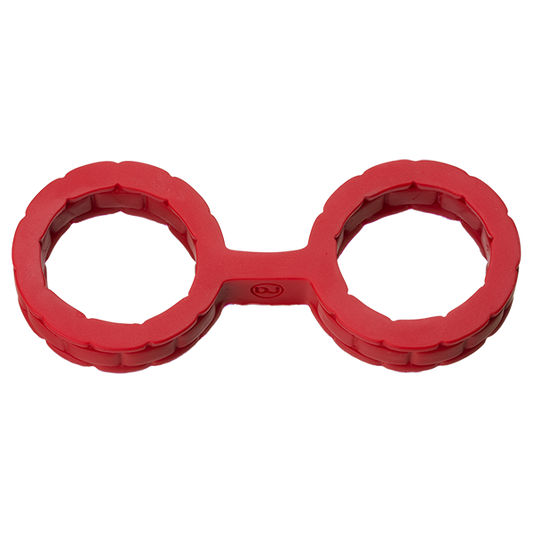 Japanese Bondage Silicone Cuffs Small Red