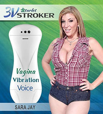 3v Talking And Vibrating Starlet Stroker Sara Jay