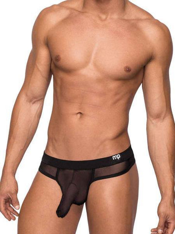 Male Power Hoser Hose Thong Black S/M