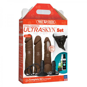 Vac-u-lock - Dual Density Ultraskyn Set Chocolate